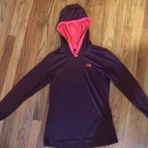 North Face Long Sleeve Hooded top